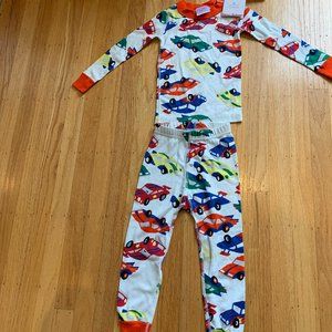 Vroom Vroom Organic Cotton Long John Pajama Set NWT